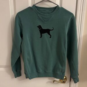 The Black dog Green Sweatshirt - size child Medium